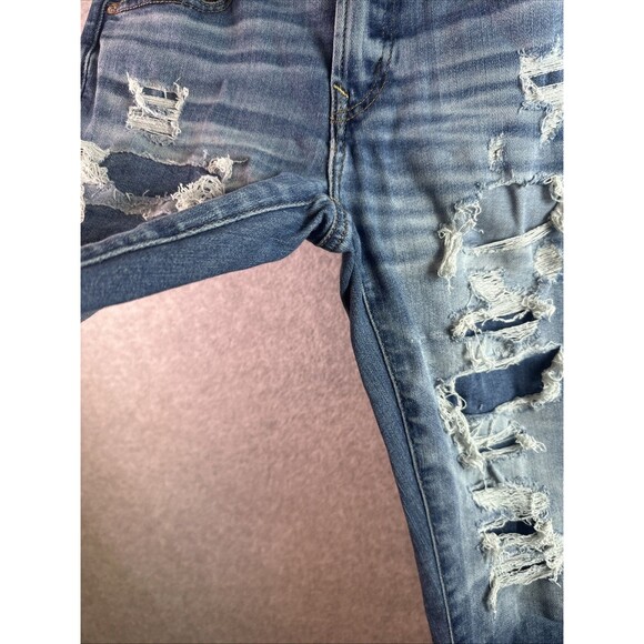 American Eagle Men's Jeans Denim Air Flex 360 Skinny W29 L30 Stretch Distressed - Picture 4 of 8